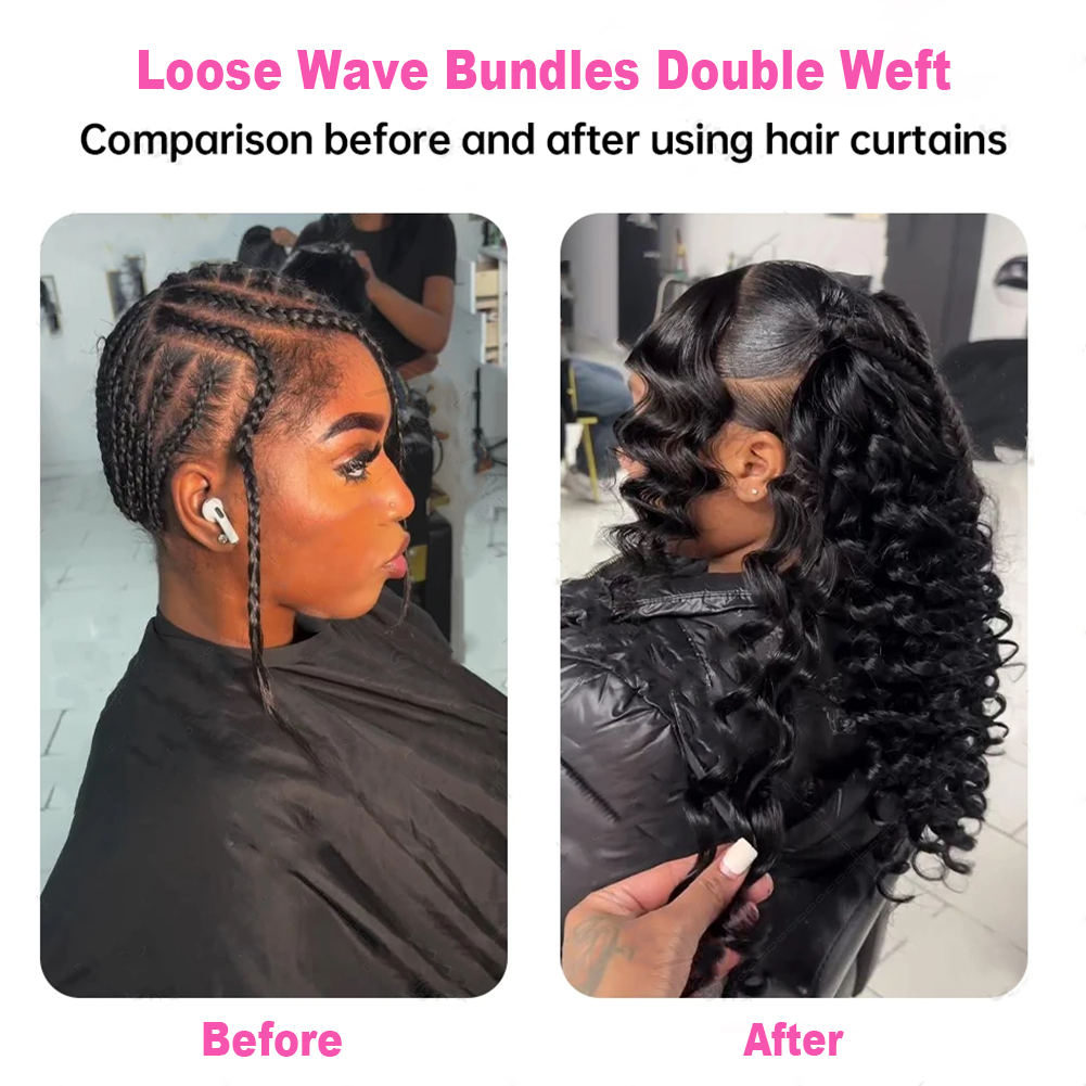Ivy Loose Wave Bundles 100% Virgin Human Hair Bundles