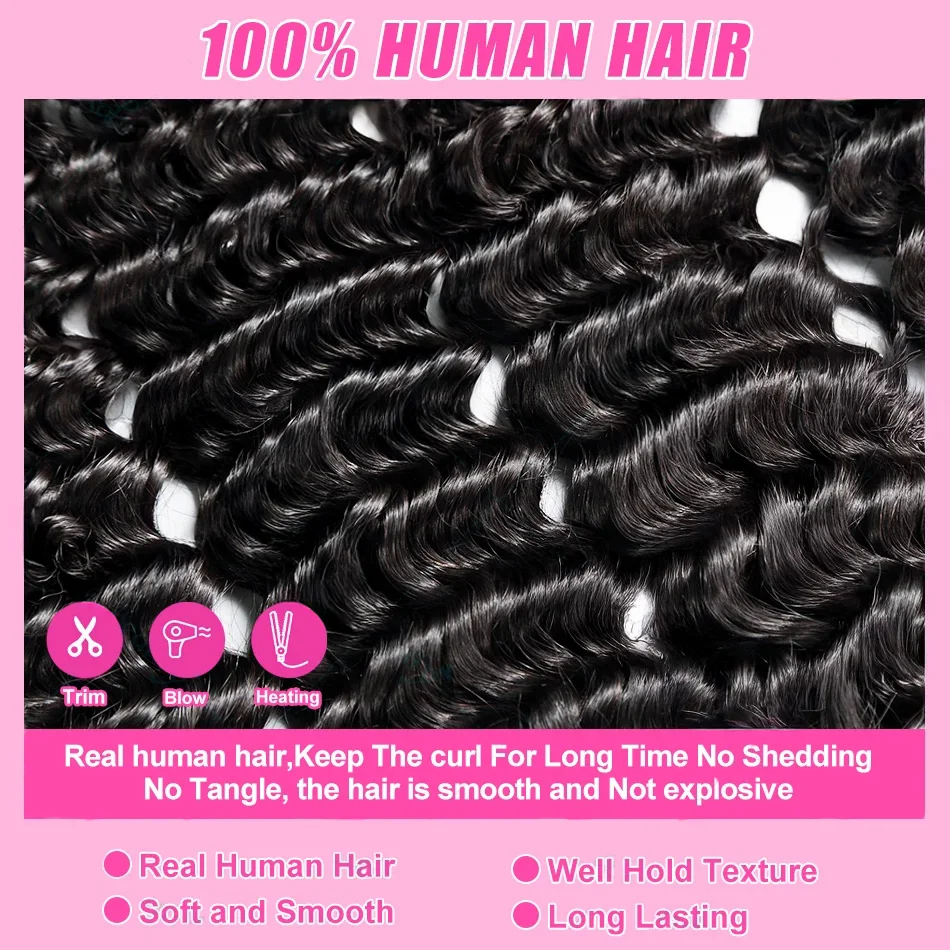 Valentina Water Wave 100% Virgin Human Hair Bundles