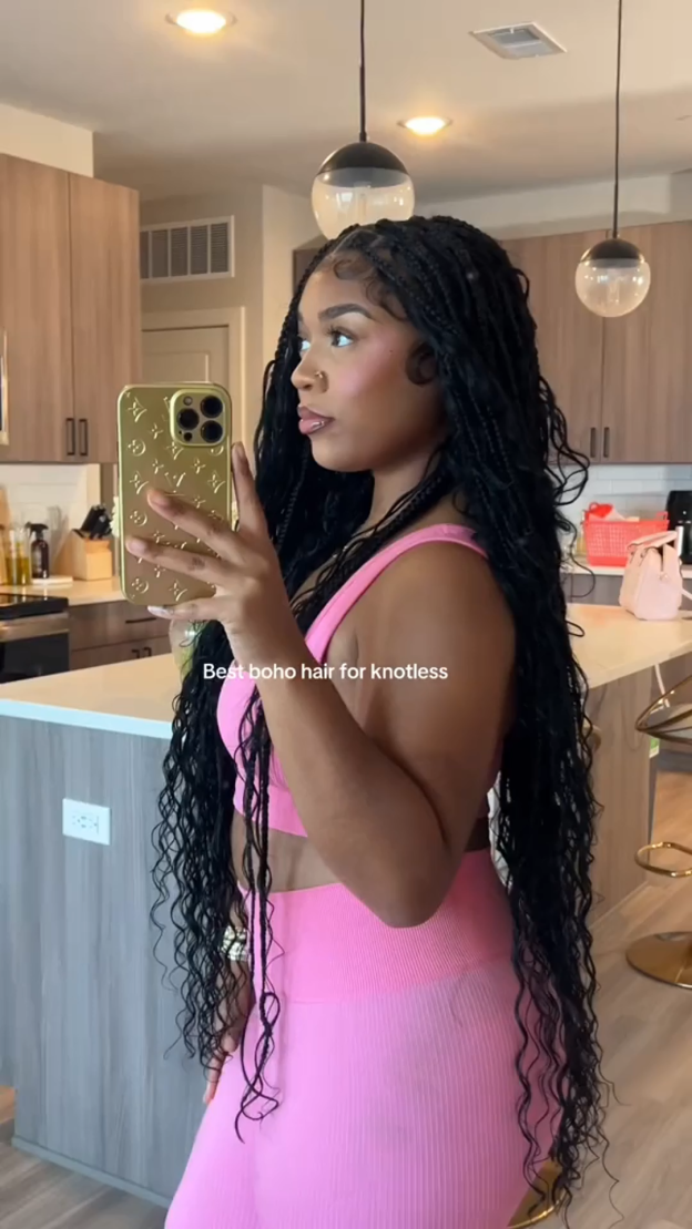 Zara Deep Wave Bulk Human Hair for Braiding Hair Burmese Curly Bulk Braiding Hair for Boho