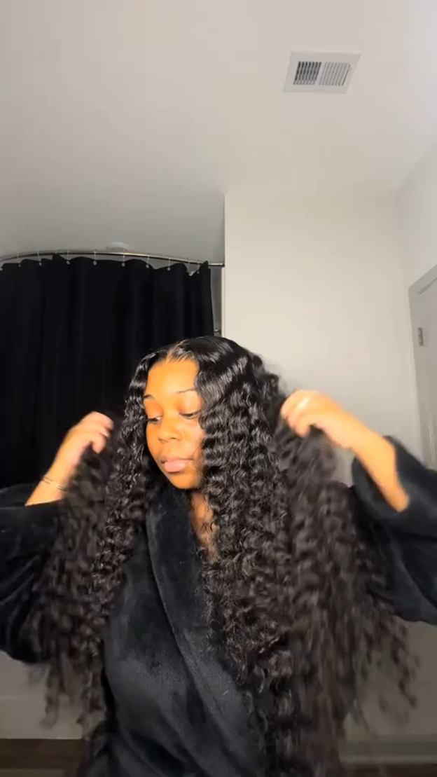 Ariana Bleached Knots Glueless Deep Wave 13x6 Lace Front Human Hair Wigs With Drawstring Pre Plucked