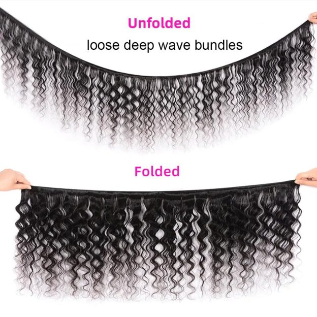Serenity Loose Deep Wave Bundles 100% Virgin Human Hair Bundles