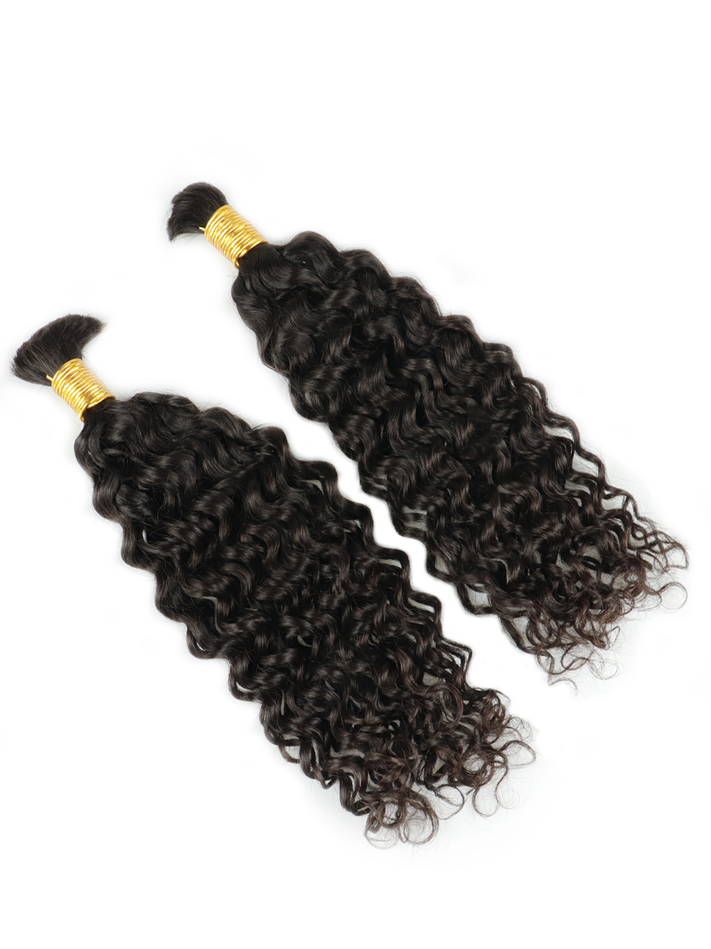 Zara Deep Wave Bulk Human Hair for Braiding Hair Burmese Curly Bulk Braiding Hair for Boho