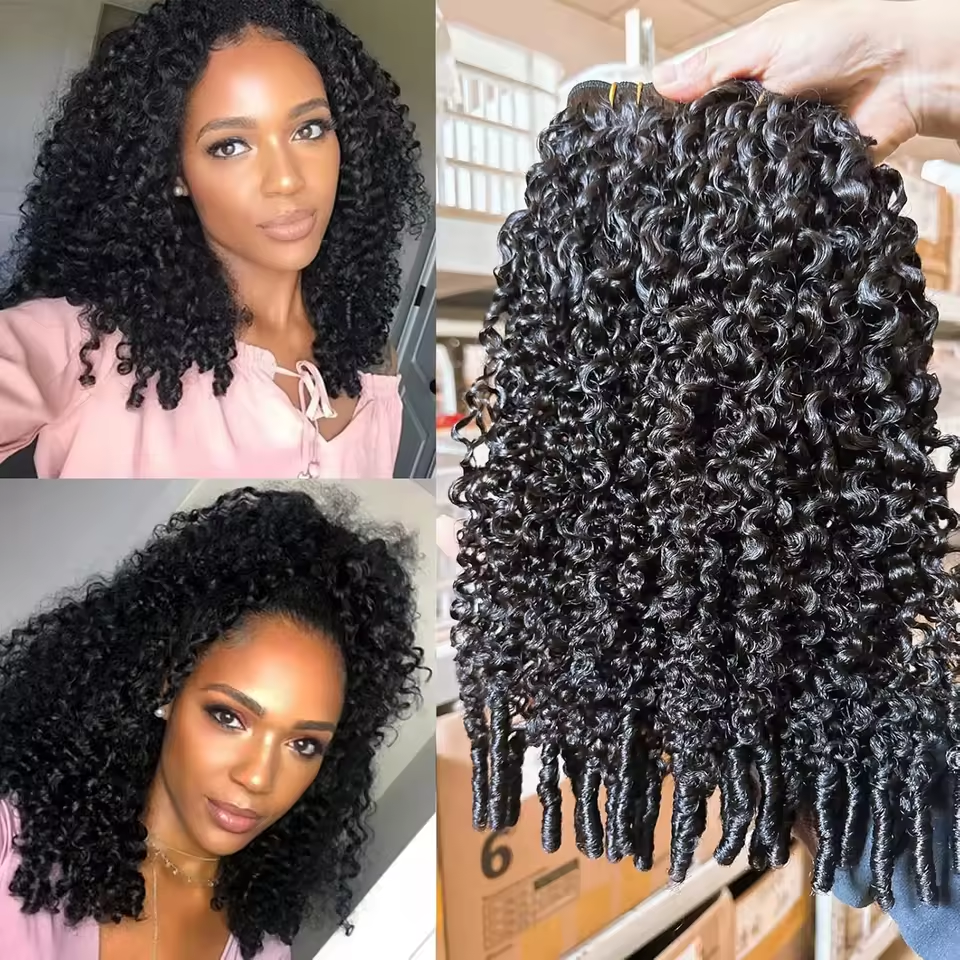 Raw Burmese Curly Hair Bundles 100% Virgin Human Hair Bundles-wigflash