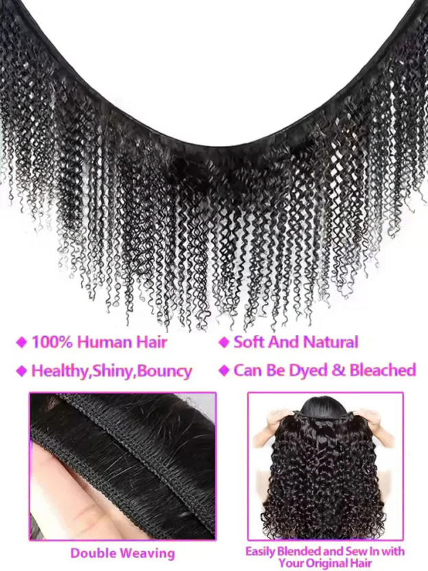 Valentina Water Wave 100% Virgin Human Hair Bundles