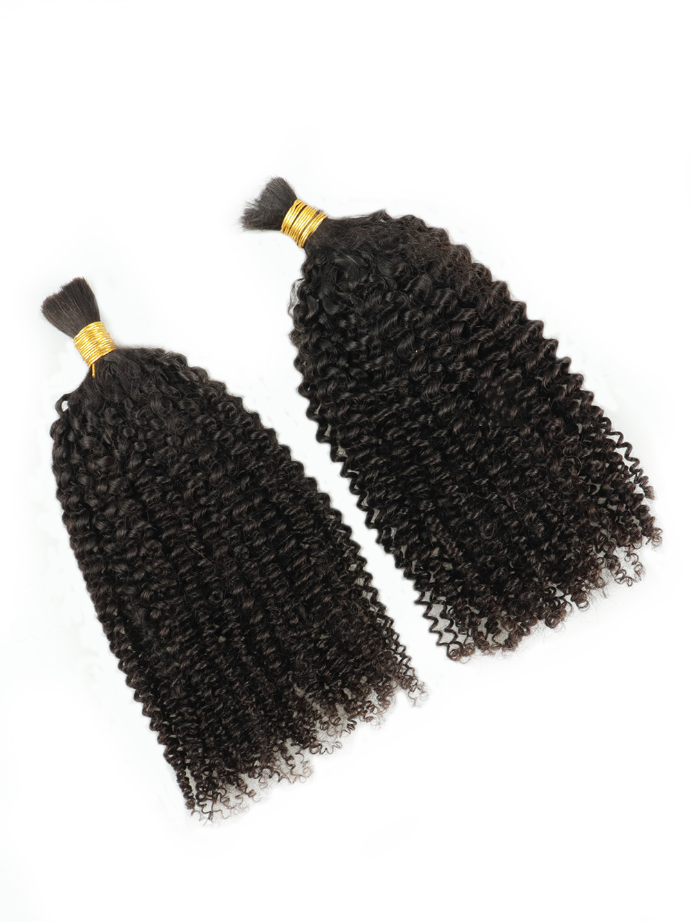 Lena Boho Kinky Curl Bulk Human Hair Braiding Extensions