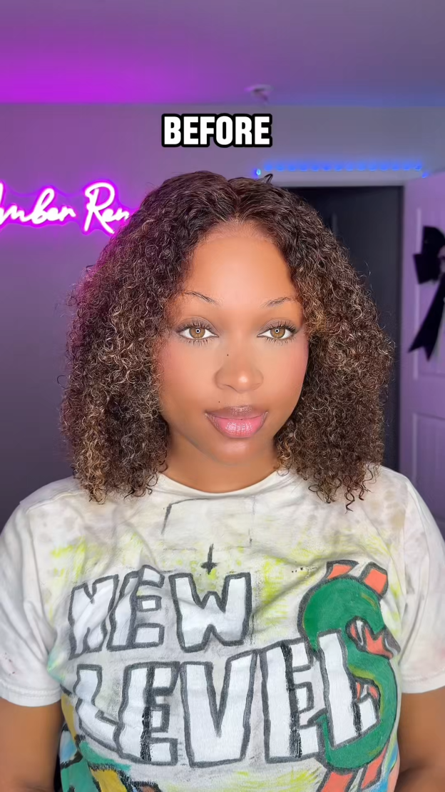 Celeste 13x6 P4/27 Curly Bob Wigs 200% Density Pre-Plucked Glueless Lace Front Wigs Human Hair 5x5 13x4 Short Bob Wigs