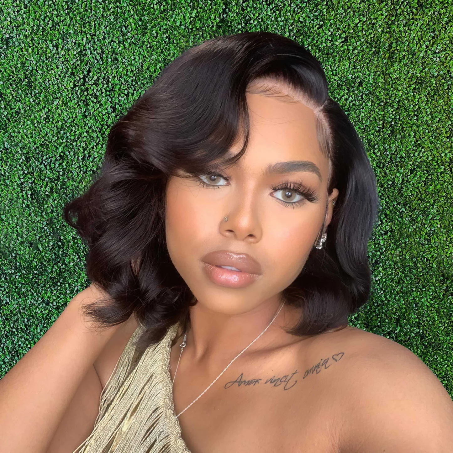 Margo 13x6 Side Part Bob Wig Body Wave Customized 5x5 13x4 Lace Front Wig Glueless Human Hair Wigs Pre Plucked-wigflash