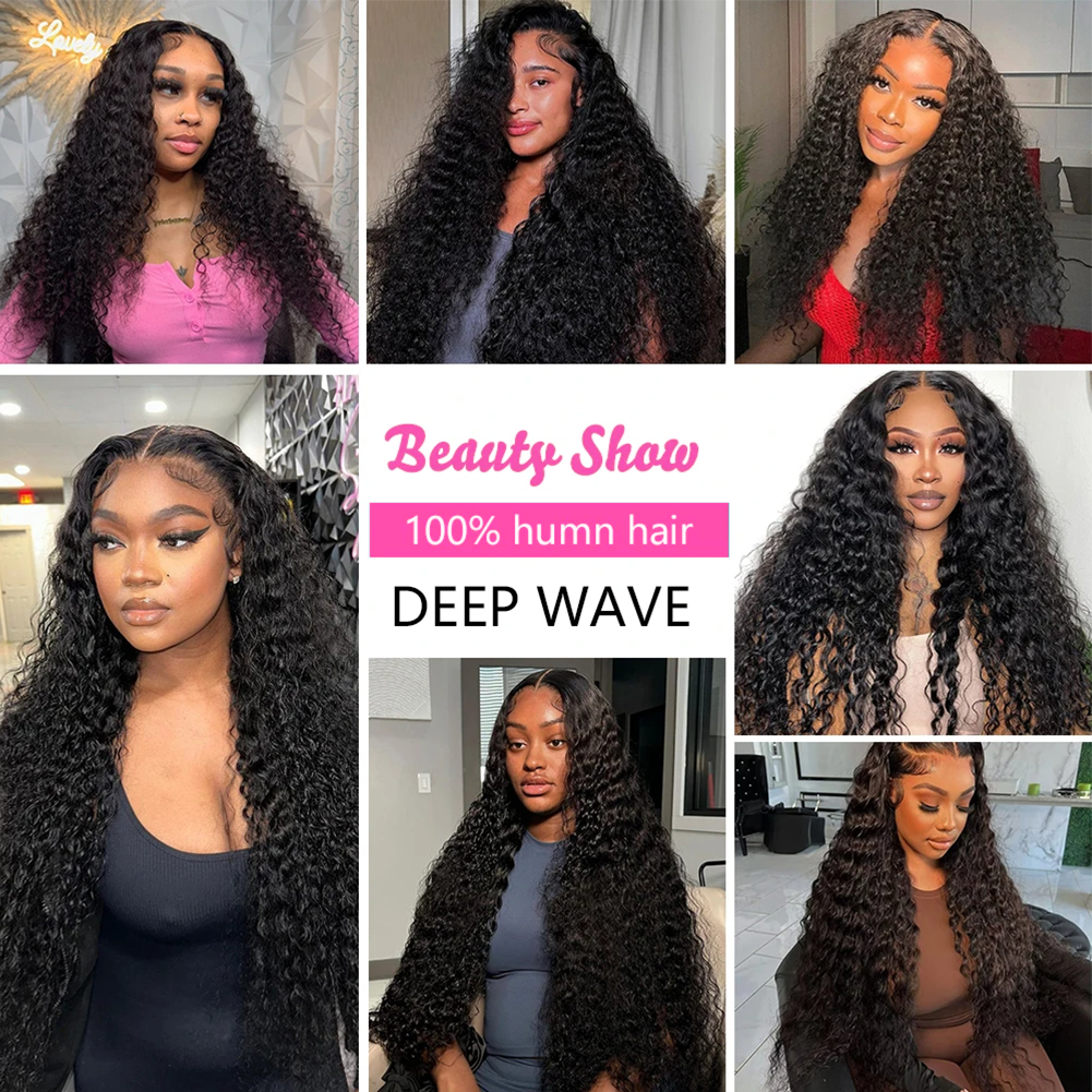 Mila Deep Wave Bundles 100% Virgin Human Hair Bundles-wigflash