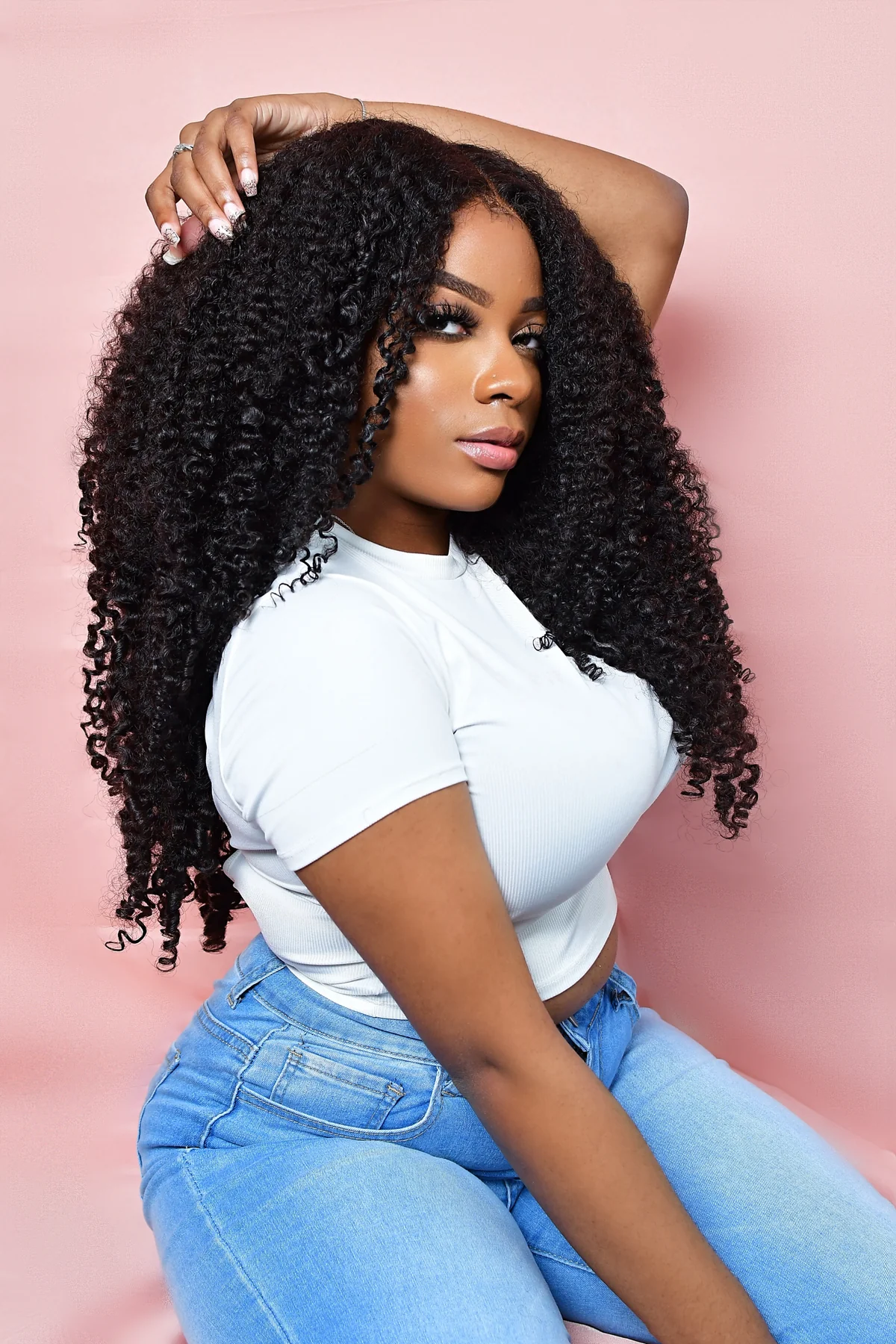 Everly 5x5 Kinky Curly Luxury Custom Wigs