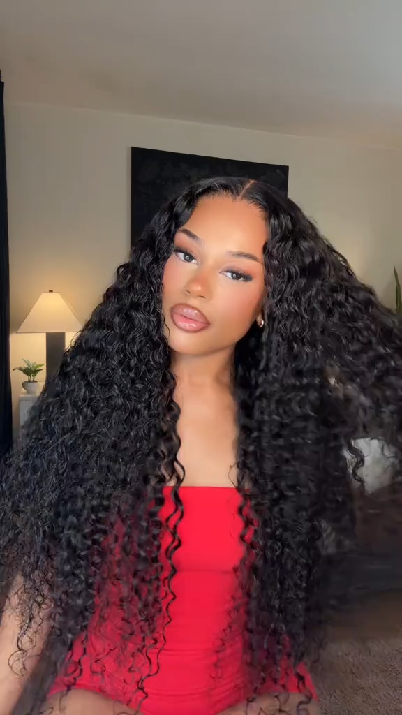 Camila Bleached Knots Glueless Curly Wig 13x6 Lace Front Human Hair Wigs With Drawstring Pre Plucked