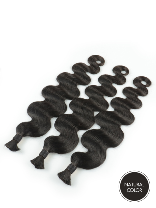 Wren Boho Body Wave Bulk Human Hair Braiding Extensions