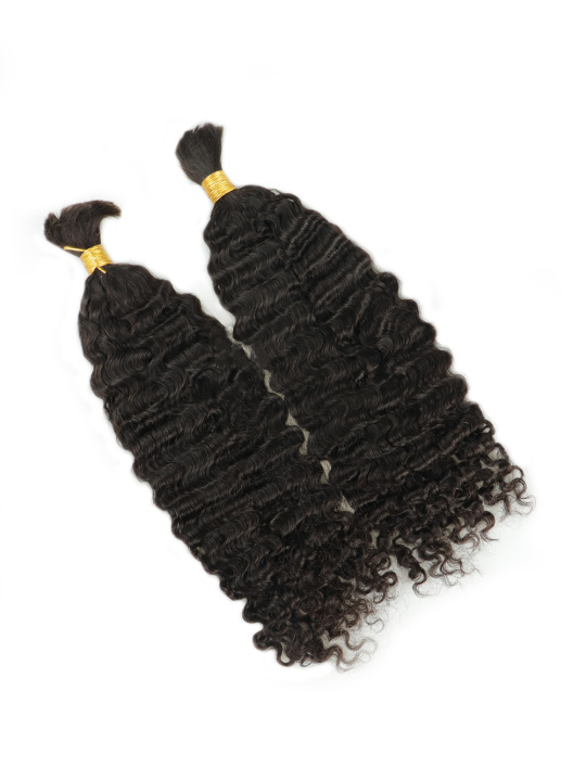 Zara Boho Burmese Curl Bulk Human Hair Braiding Extensions