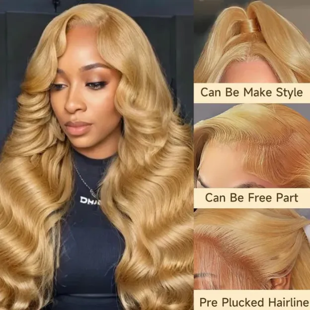 Amber #27 Body Wave 13x6 Lace Front Human Hair Wigs