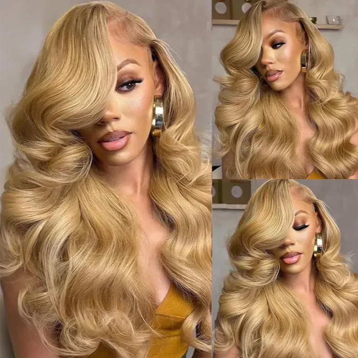 Amber #27 Body Wave 13x6 Lace Front Human Hair Wigs
