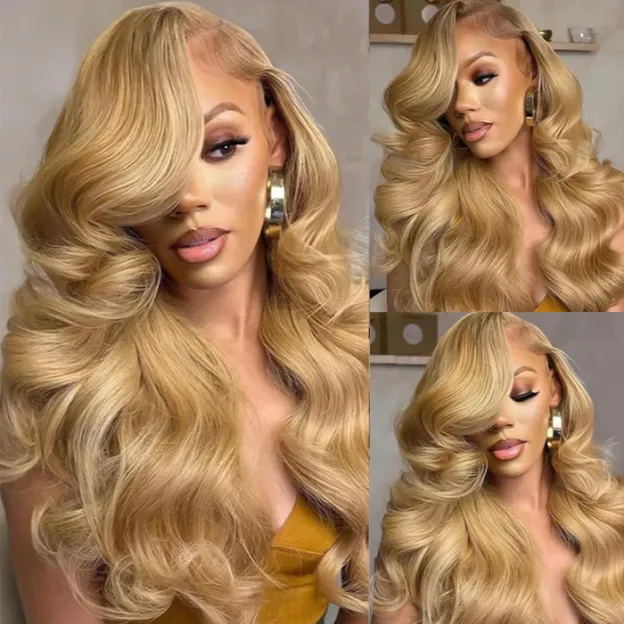 Amber #27 Body Wave 13x6 Lace Front Human Hair Wigs