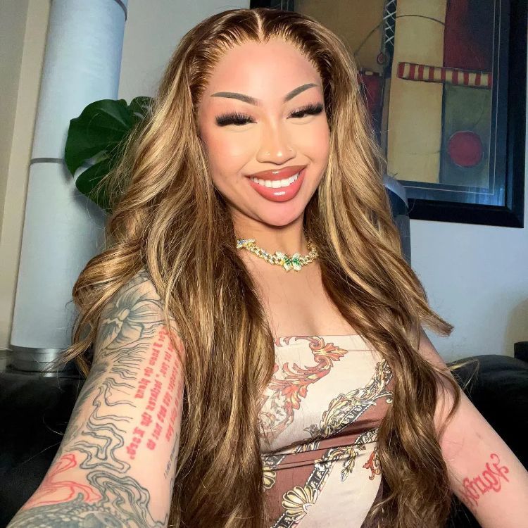 Anna 5x5 Body Wave P4/27 Ready to Go Glueless Human Hair Wigs Pre Bleached Lace Closure Wig with Drawstring-wigflash