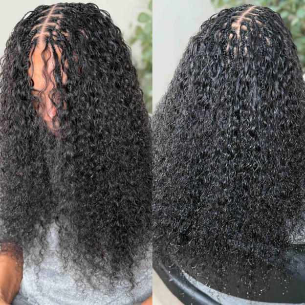 Burmese Curly Bulk Human Hair Bundles