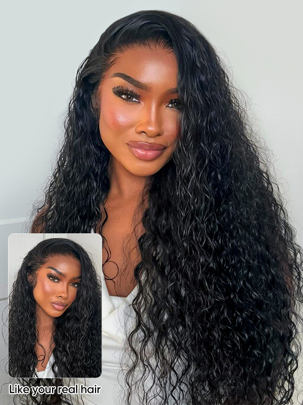 Claire 13x6 Water Wave Lace front Wig Human Hair Glueless Wigs
