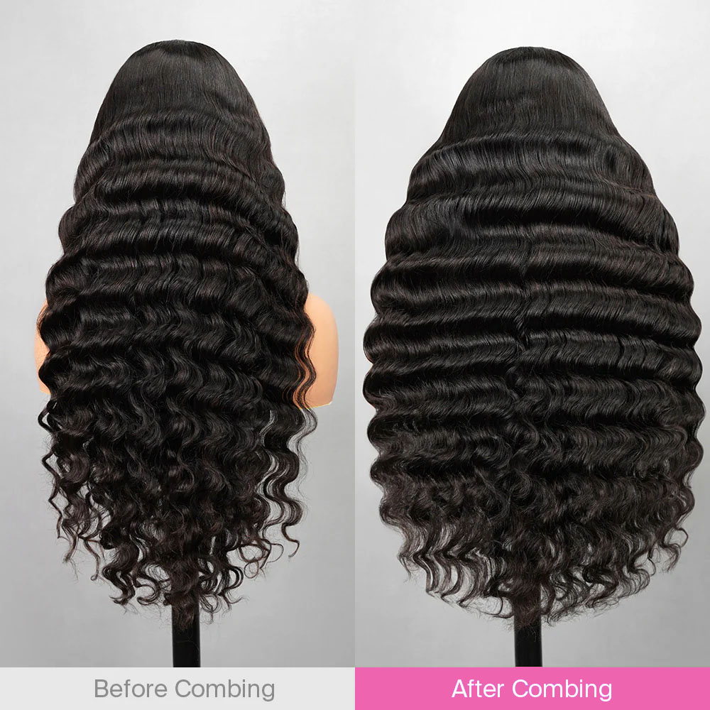 Freya Bleached Knots Glueless Loose Deep Wave Wig 13x4 13x6 Lace Front Human Hair Wigs With Drawstring Pre Plucked