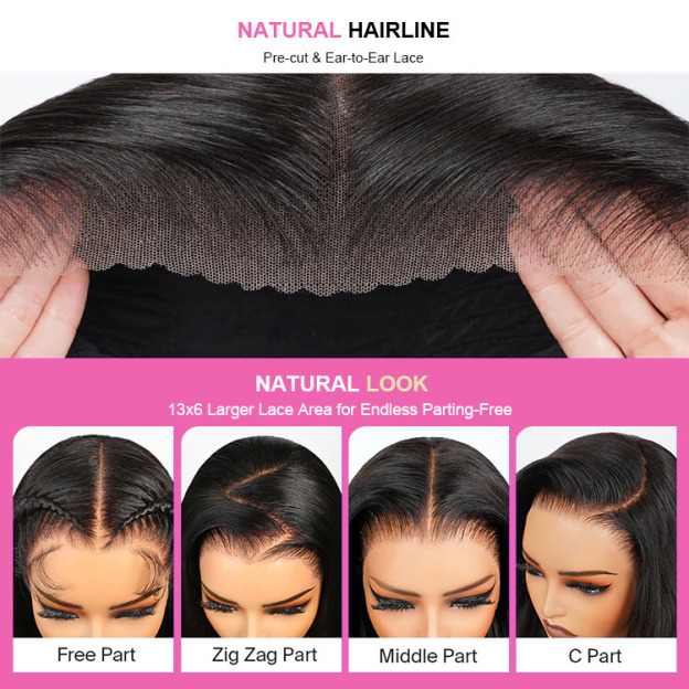 Harlow 13x6 Bleached Knots Glueless Burmese Curly Wig With Drawstring 250% Density Ready to Wear Wigs Human Hair Pre Plucked 13x4 Lace Front Wig-wigflash