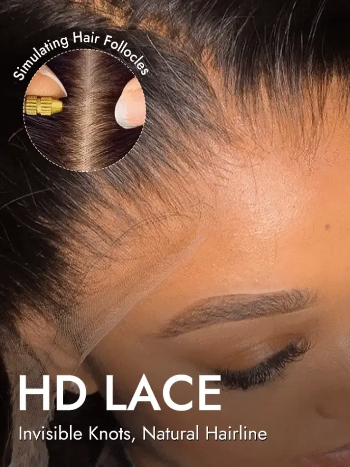 Holly 13x6 HD Lace Frontal Wigs 250% Density Bleached Knots Burmese Curly Glueless Human Hair Wigs Pre Plucked