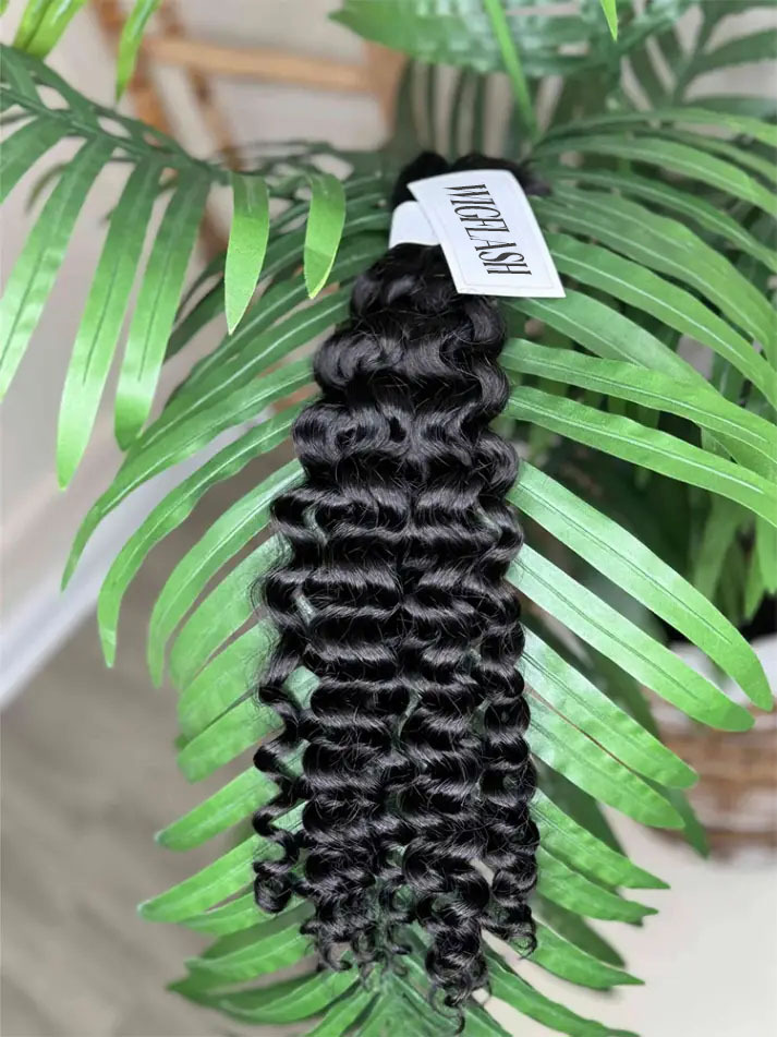 Italian Curl Bulk Human Hair Bundles