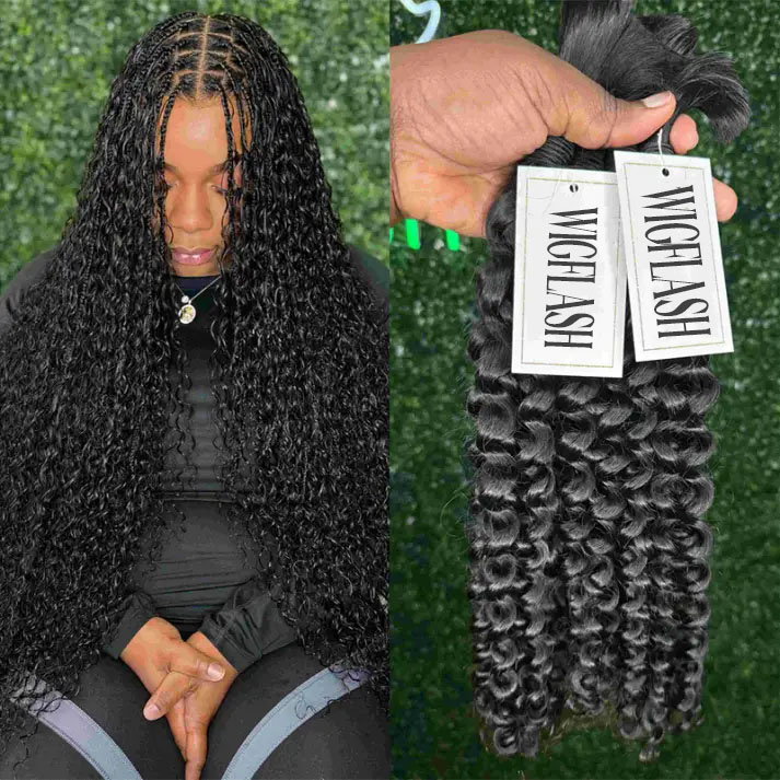 Italian Curl Bulk Human Hair Bundles