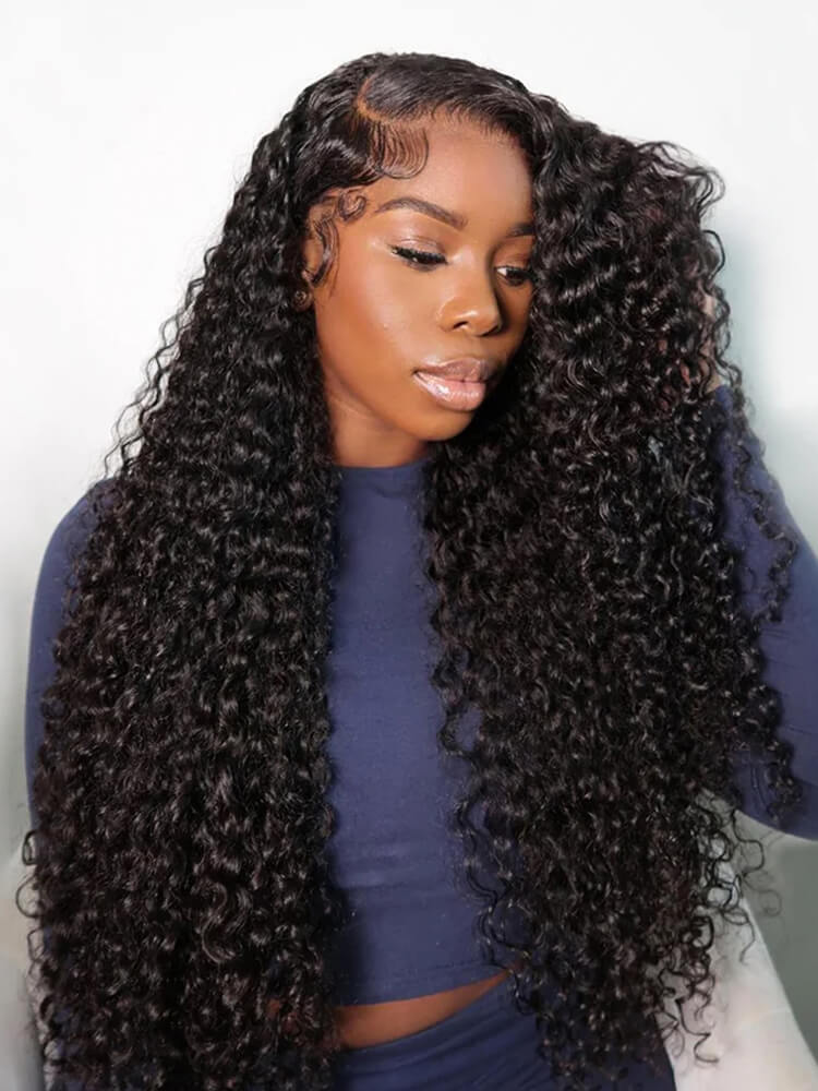 Ivy 13x6 Lace front Wig Curly Human Hair Wigs Glueless Wigs