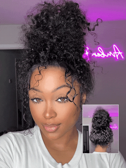 Jade Water Wave 360 Full Lace Frontal Wigs Pre Plucked Bleached Knots with Drawstring Glueless Wigs 