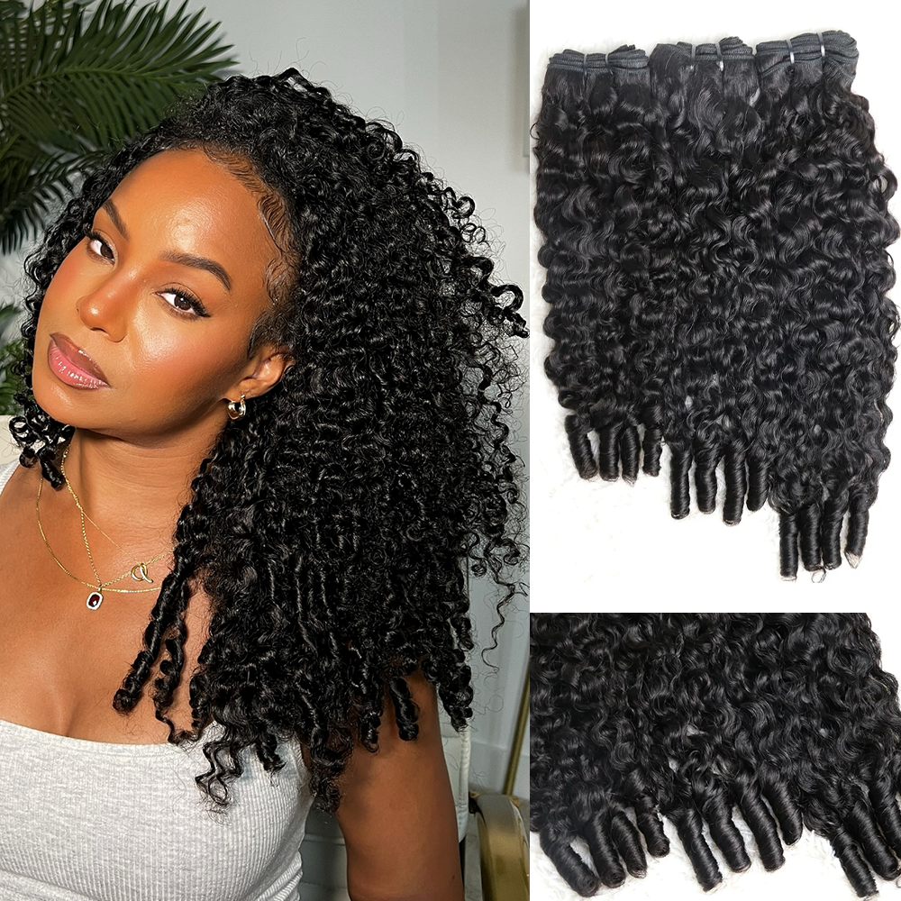 Raw Burmese Curly Hair Bundles 100% Virgin Human Hair Bundles-wigflash