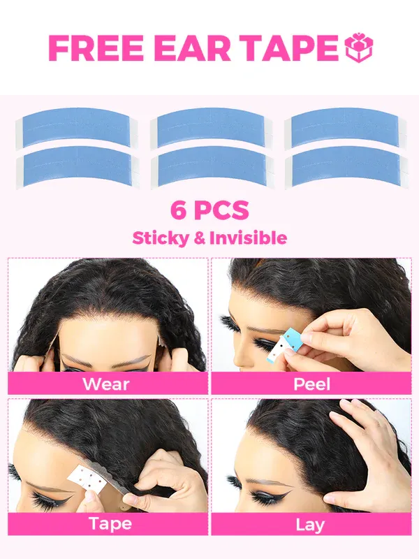 Willow Bleached Knots Glueless Bohemian Curly 13x6 Lace Front Human Hair Wigs Pre Plucked with Drawstring