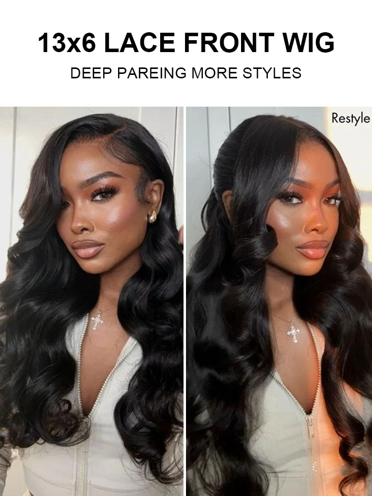 Olivia 13x6 Lace Front Body Wave Wig Glueless Wig Human Hair