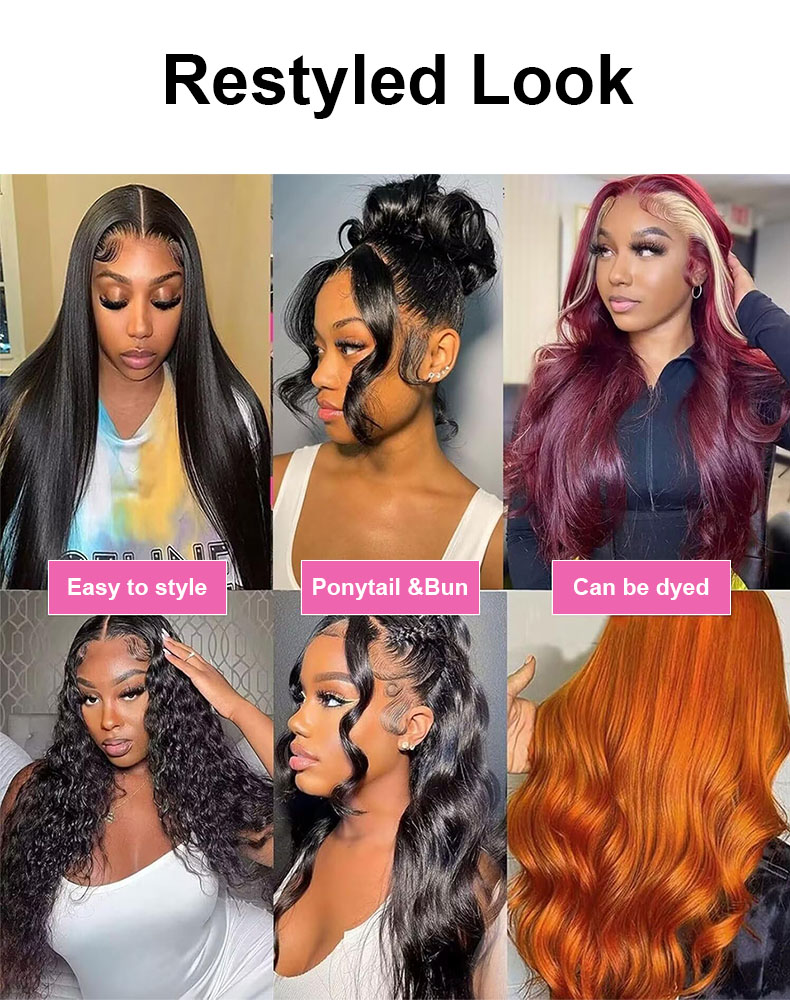 Olivia 13x6 Body Wave Lace Front Wigs Human Hair Transparent Lace Frontal Human Hair Wigs for Women Glueless Wigs Pre Plucked