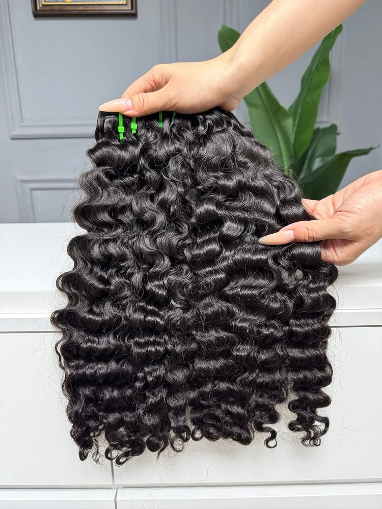 Raw Burmese Curly Hair Bundles
