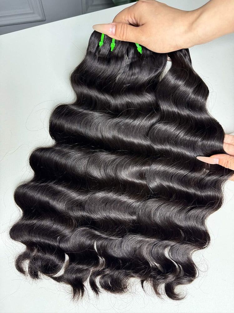 Raw Burmese Wavy Hair Bundles