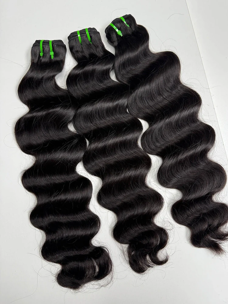 Raw Burmese Wavy Hair Bundles