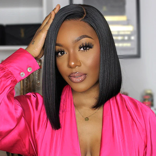 Reese 13x6 Straight Bob Wigs 200% Density Pre-Plucked Glueless Lace Front Wigs Human Hair 5x5 13x4 Short Bob Wigs-wigflash