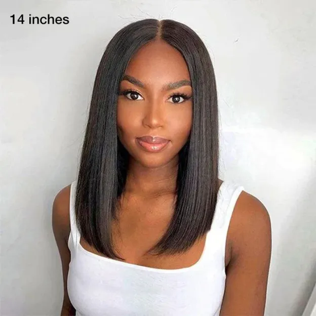 Reese 13x6 Straight Bob Wigs 200% Density Pre-Plucked Glueless Lace Front Wigs Human Hair 5x5 13x4 Short Bob Wigs-wigflash