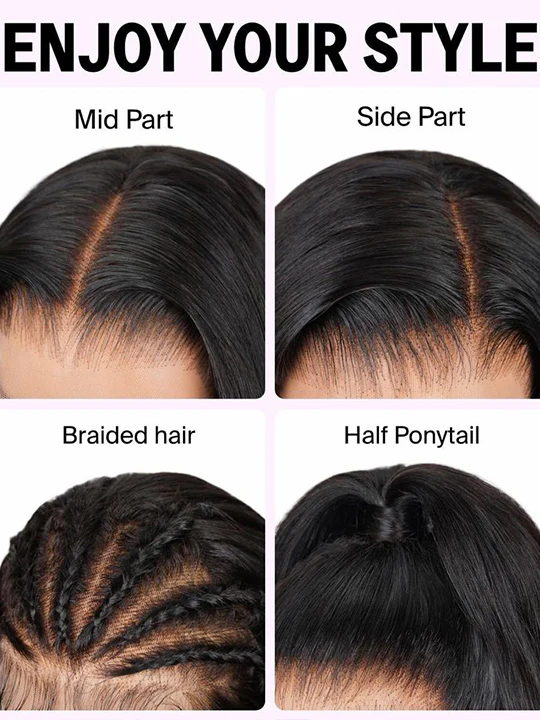 Rhea 50Inch Curly 13x6 HD Lace front Wig Human Hair Glueless Wigs Pre Bleached Knots and Pre Plucked