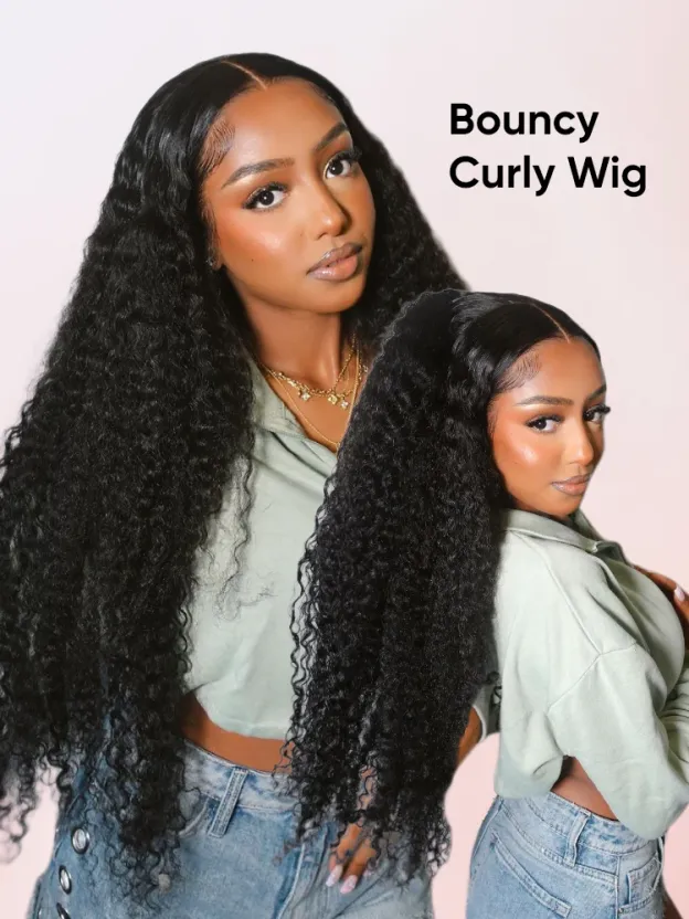 Sarah 5x5 Deep Wave Ready to Go Glueless Human Hair Wigs Pre Bleached Lace Closure Wig with Drawstring-wigflash