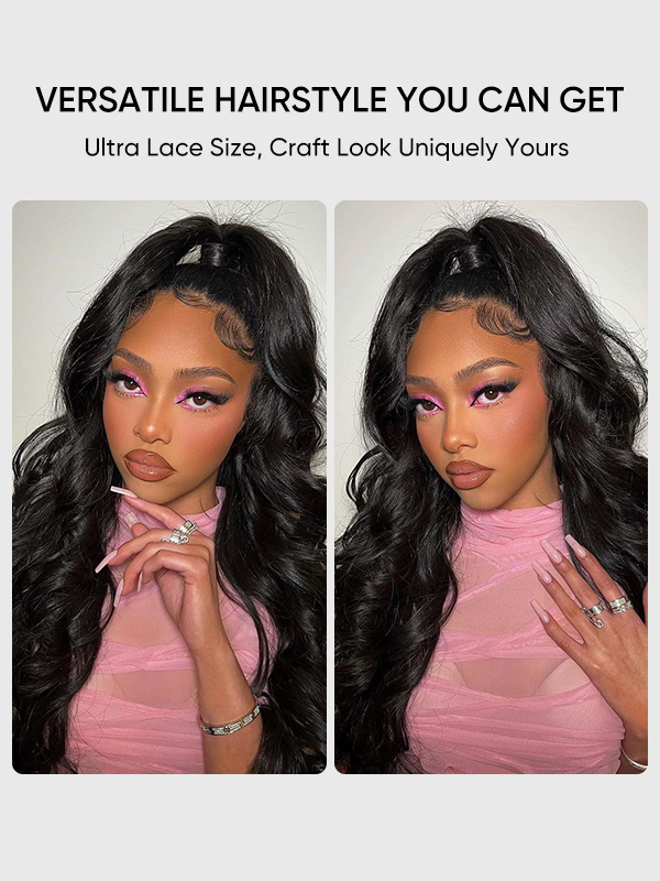 Tessa 40 50 Inch Glueless HD Lace Front Human Hair Wigs Body Wave Pre Bleached Knots and Pre Plucked-wigflash