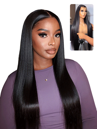 Victoria 13x4 Lace Front Wig Straight Glueless Human Hair Wigs