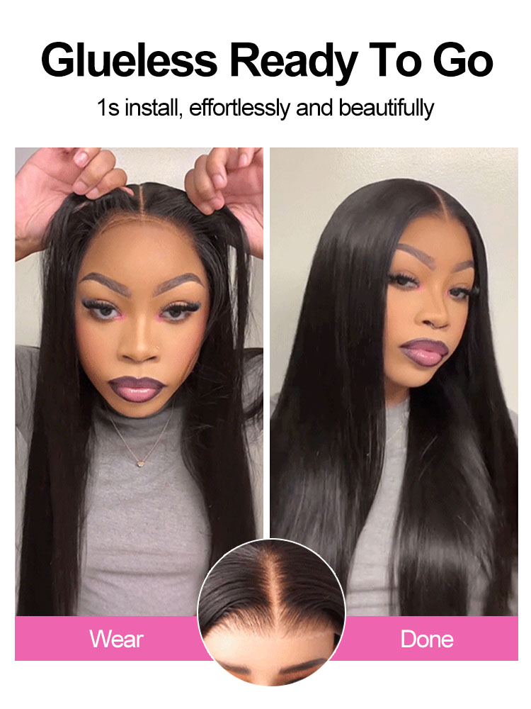 Victoria 13x4 Lace Front Wig Straight Glueless Human Hair Wigs