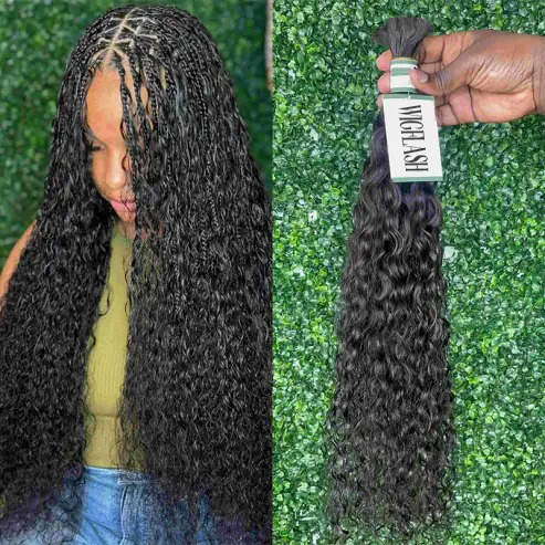 Water Wave Bulk Human Hair Bundles