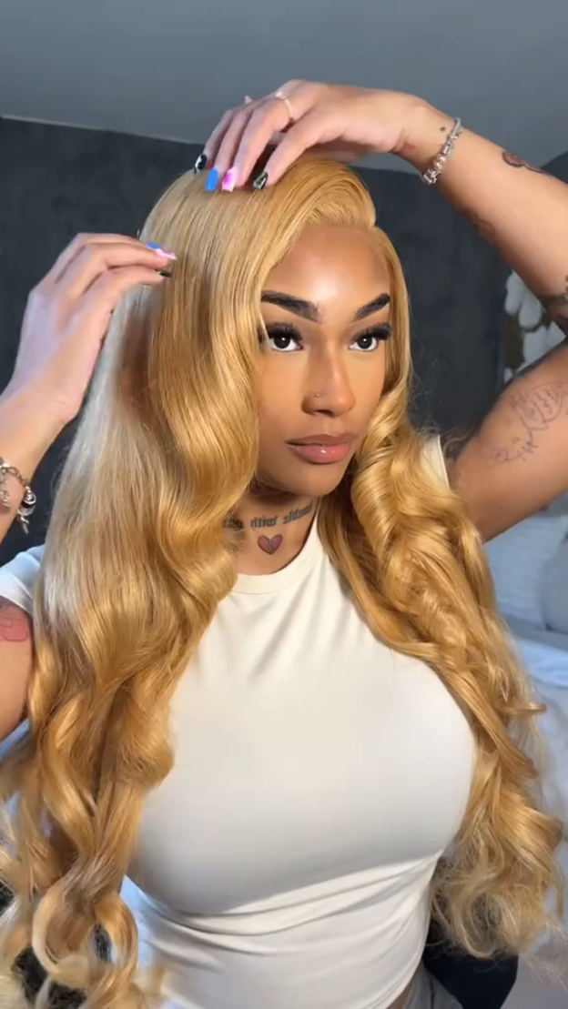 Gale Ginger Body Wave 13x4 Lace Front Human Hair Wigs