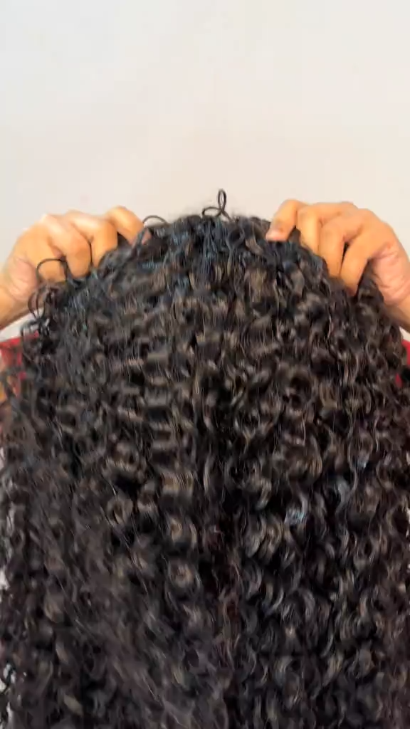 Kinsley Bleached Knots Glueless Water Wave 13x6 Lace Front Human Hair Wigs With Drawstring Pre Plucked