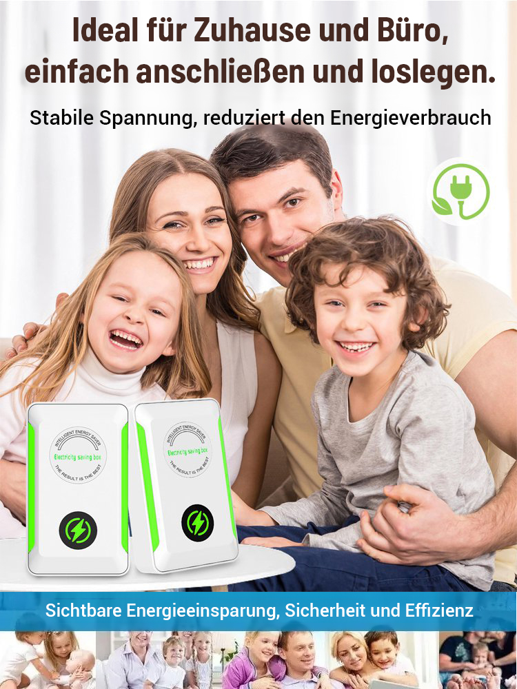 【Sparen Sie 86 % Stromkosten】Hocheffizienter energiesparender Stromsparmeister