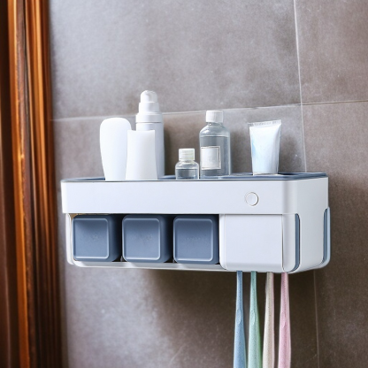 Multifunktionaler Zahnbürstenhalter