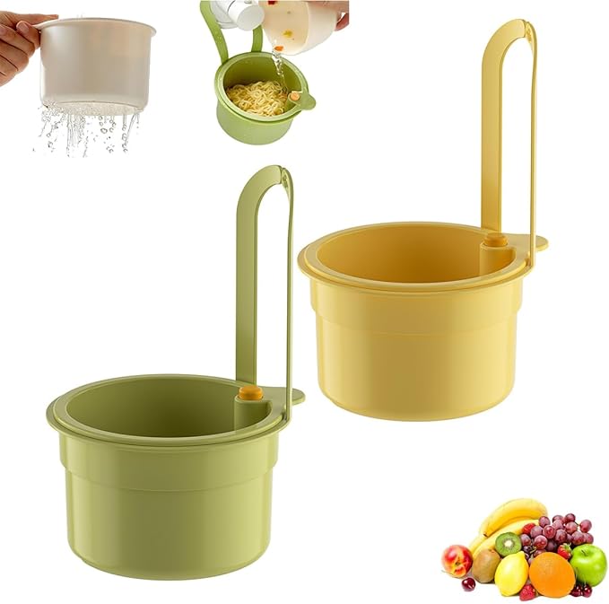 Faucet Hanging Strainer, Plastic Kitchen Drain Storage Basket