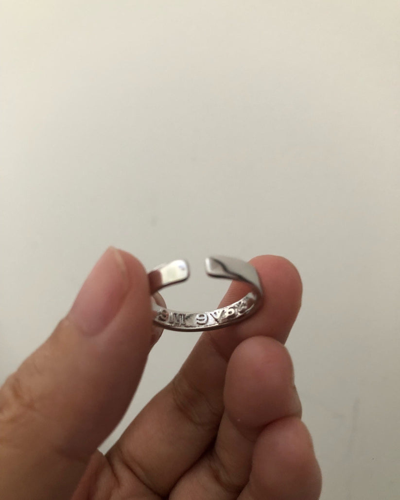I’m Fine. Save Me. Adjustable Ring